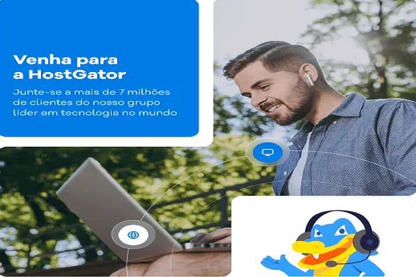 Captura de tela do site: hostgator.com.br