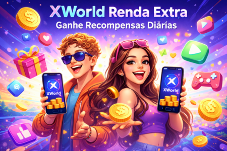 XWorld Renda Extra: ganhe recompensas diárias com jogos e apps