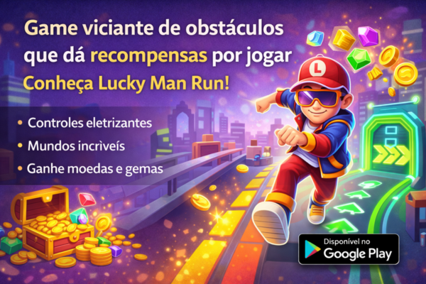 Game viciante de obstáculos que dá recompensas por jogar: conheça Lucky Man Run